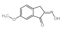 1H-Indene-1,2(3H)-dione,6-methoxy-, 2-oxime结构式