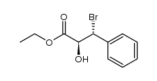 ethyl (2S,3R)-3-bromo-2-hydroxy-3-phenylpropionate Structure