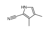 (8CI)-3,4-二甲基吡咯-2-甲腈结构式