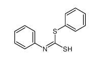 phenyl N-phenylcarbamodithioate Structure