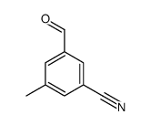 3-甲酰-5-甲基苯甲腈结构式
