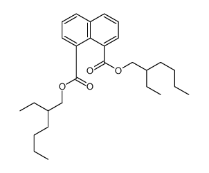 bis(2-ethylhexyl) naphthalene-1,8-dicarboxylate结构式