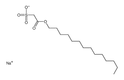 sodium 1-tetradecyl sulphonatoacetate Structure