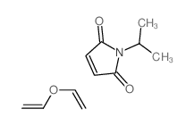 ethenoxyethene; 1-propan-2-ylpyrrole-2,5-dione结构式