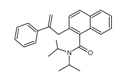 o-(2-phenylallyl)-N,N-diisopropyl-1-naphthamide结构式