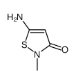 3(2H)-Isothiazolone,5-amino-2-methyl-(9CI) structure