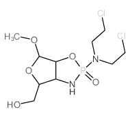 Furo[3,4-d]-1,3,2-oxazaphosphole-4-methanol,2-[bis(2-chloroethyl)amino]hexahydro-6-methoxy-, 2-oxide (8CI) structure
