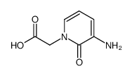 3-氨基-2-氧代-1(2H)-吡啶乙酸结构式