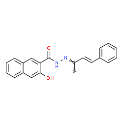 3-hydroxy-N'-(1-methyl-3-phenyl-2-propen-1-ylidene)-2-naphthohydrazide picture