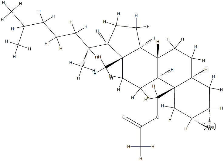 2α,3α-Epoxy-5α-cholestan-19-ol acetate picture