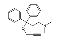 N,N-Dimethyl-3,3-diphenyl-3-(2-propyn-1-yloxy)-1-propanamine Structure