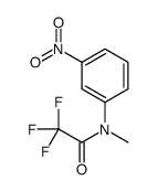 2,2,2-trifluoro-N-methyl-N-(3-nitrophenyl)acetamide Structure