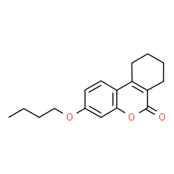 3-butoxy-7,8,9,10-tetrahydrobenzo[c]chromen-6-one Structure