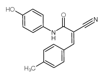 2-cyano-N-(4-hydroxyphenyl)-3-(4-methylphenyl)prop-2-enamide Structure