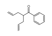 1-phenyl-2-(2-propen-1-yl)-4-penten-1-one结构式