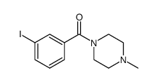 (3-iodophenyl)(4-methylpiperazin-1-yl)methanone Structure
