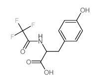 3-(4-hydroxyphenyl)-2-[(2,2,2-trifluoroacetyl)amino]propanoic acid Structure