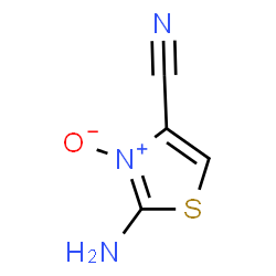 4-Thiazolecarbonitrile, 2-amino-, 3-oxide (9CI) picture