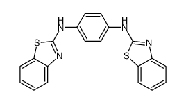 1-N,4-N-bis(1,3-benzothiazol-2-yl)benzene-1,4-diamine Structure