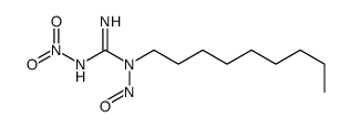2-nitro-1-nitroso-1-nonylguanidine结构式