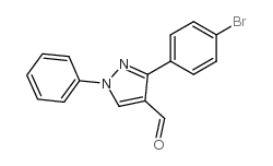 3-(4-Bromophenyl)-1-Phenyl-1H-Pyrazole-4-Carbaldehyde structure