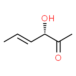 4-Hexen-2-one, 3-hydroxy-, (3S,4E)- (9CI) Structure