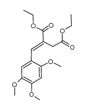 (E)-diethyl 2-(2,4,5-trimethoxybenzylidene)succinate Structure