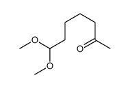 7,7-dimethoxyheptan-2-one结构式