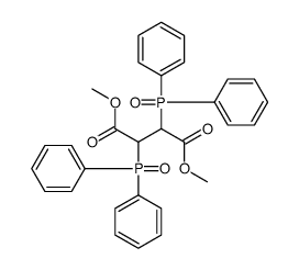 dimethyl 2,3-bis(diphenylphosphoryl)butanedioate Structure