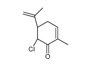 (5R,6R)-6-chloro-2-methyl-5-prop-1-en-2-ylcyclohex-2-en-1-one Structure