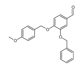 3-benzyloxy-4-(4-methoxybenzyloxy)benzaldehyde结构式