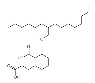 decanedioic acid,2-hexyldecan-1-ol Structure