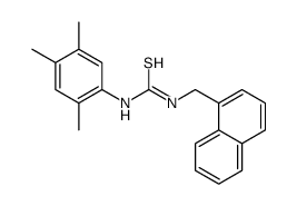 1-(naphthalen-1-ylmethyl)-3-(2,4,5-trimethylphenyl)thiourea结构式