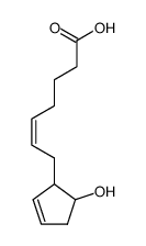 2-(cis-Hept-2-en-7-saeure)-cyclopent-3-en-1-ol结构式