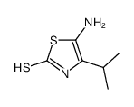 5-Amino-4-isopropyl-1,3-thiazole-2(3H)-thione Structure