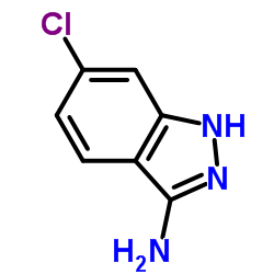 6-Chloro-1H-indazol-3-amine结构式