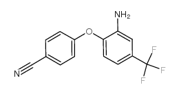 4-[2-氨基-4-(三氟甲基)苯氧基]苯甲精结构式