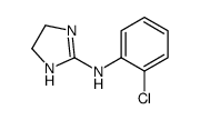 N-(2-chlorophenyl)-4,5-dihydro-1H-imidazol-2-amine结构式