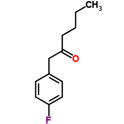 1-(4-Fluorophenyl)-2-hexanone结构式