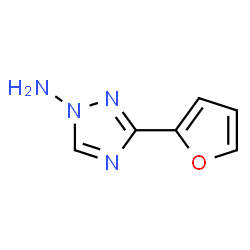 1H-1,2,4-Triazol-1-amine,3-(2-furanyl)-(9CI) structure