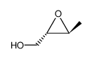 (2S,3S)-2,3-epoxy-1-butanol Structure