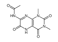 Acetamide,N-(1,2,3,4,5,6-hexahydro-1,3-dimethyl-2,4,6-trioxo-7-pteridinyl)- Structure