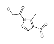 1H-Pyrazole, 1-(chloroacetyl)-3,5-dimethyl-4-nitro- (9CI) Structure