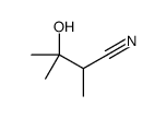 3-hydroxy-2,3-dimethylbutanenitrile结构式