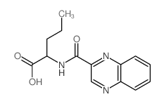 2-(quinoxaline-2-carbonylamino)pentanoic acid结构式