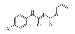prop-2-enyl N-[(4-chlorophenyl)carbamothioyl]carbamate Structure