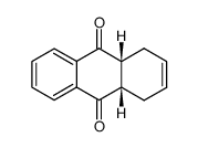 1,4,4aα,9aα-tetrahydro-9,10-anthracenedione结构式