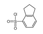 2,3-dihydro-1H-indene-4-sulfonyl chloride结构式