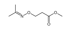 methyl 3-(propan-2-ylideneamino)oxypropanoate Structure