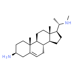 (20S)-20-Methylamino-3β-aminopregn-5-ene Structure